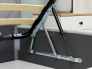 Кровать 140 Милана арт. Фрэш силвер (светло-серый)