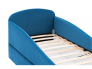 Кровать с ящиком Letmo морской (велюр)