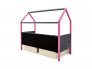 Кровать-домик мягкий Svogen с ящиками и бортиком лаванда-графит