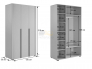 Шкаф трехдверный 105.01 Катрин