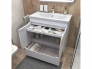 Тумба Grani 800-2-1 Como белый