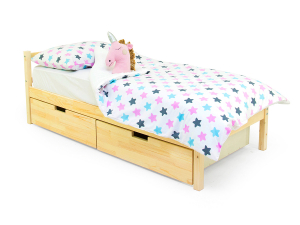 Кровать Svogen classic с ящиками натура без покрытия