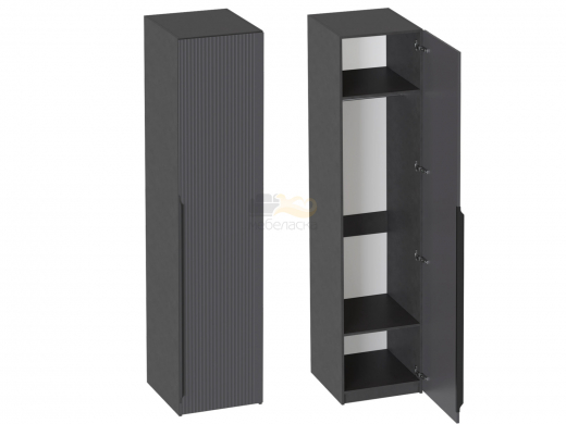 Шкаф однодверный Нора Графит
