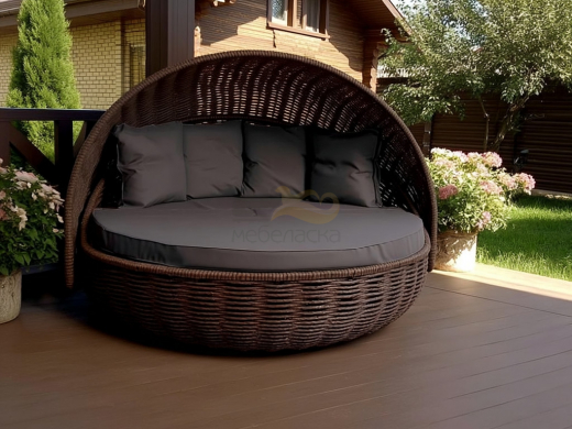 Диван-кровать плетёная Nestbed